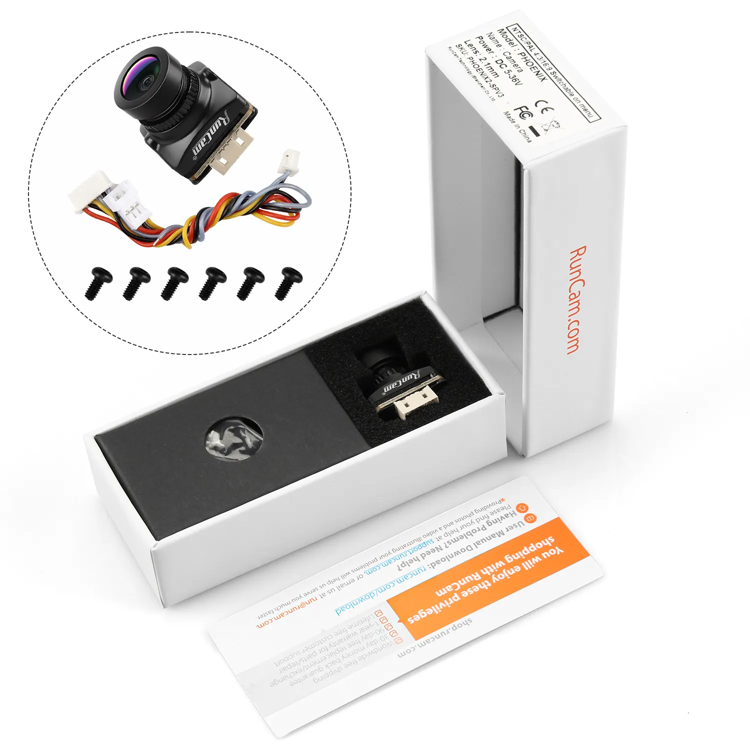 كاميرا FPV RunCam Phoenix 2 SP 1500TVL 1(6).webp